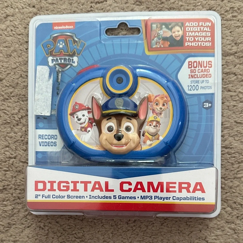 Paw Patrol Kids Digital Camera – Blue and Yellow Character Design